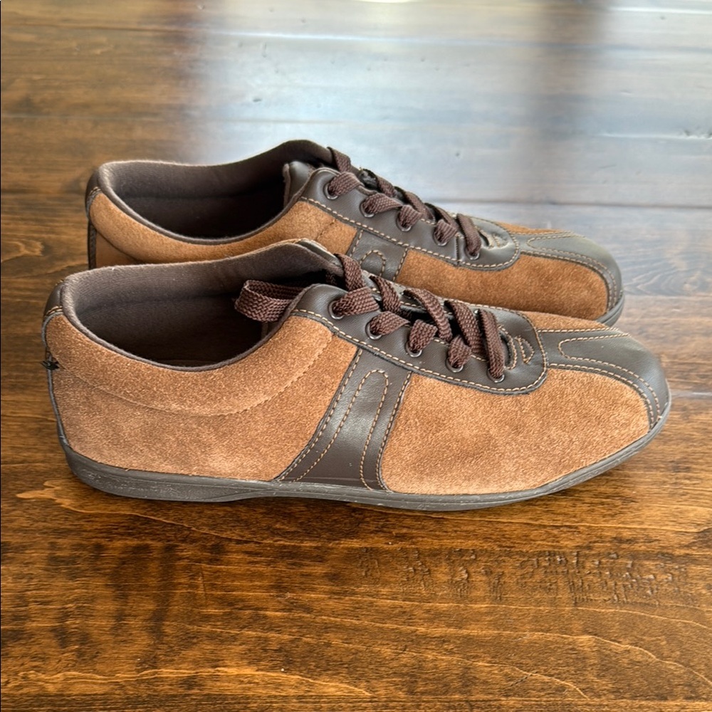 Easy Spirit Women's On Cue Dark Brown Leather Oxfords Size 10WW